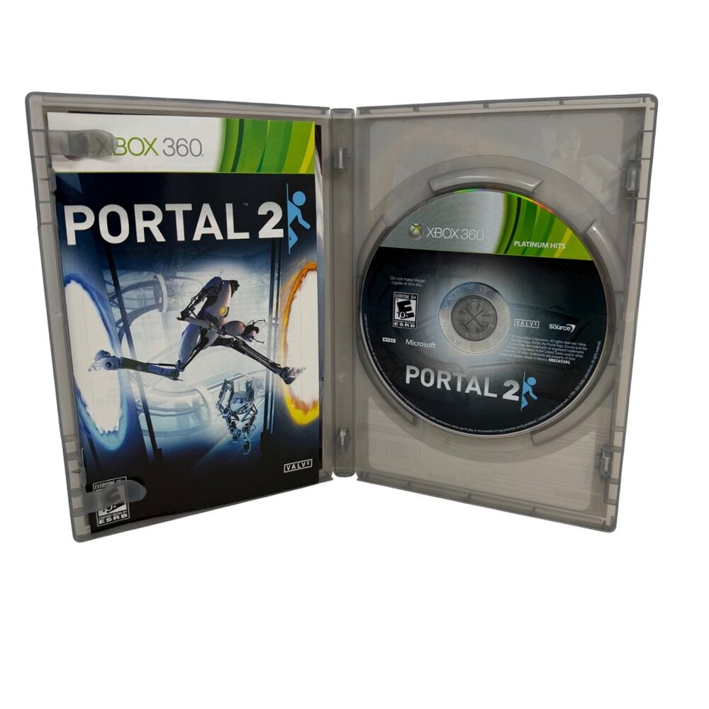 Xbox 360 - Portal 2 (Platinum Hits) - CIB - Tested/Works - Picture 3 of 4